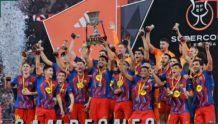 ​এল ক্লাসিকো ফাইনালে রিয়ালকে হারিয়ে স্প্যানিশ সুপার কাপ জিতল বার্সেলোনা